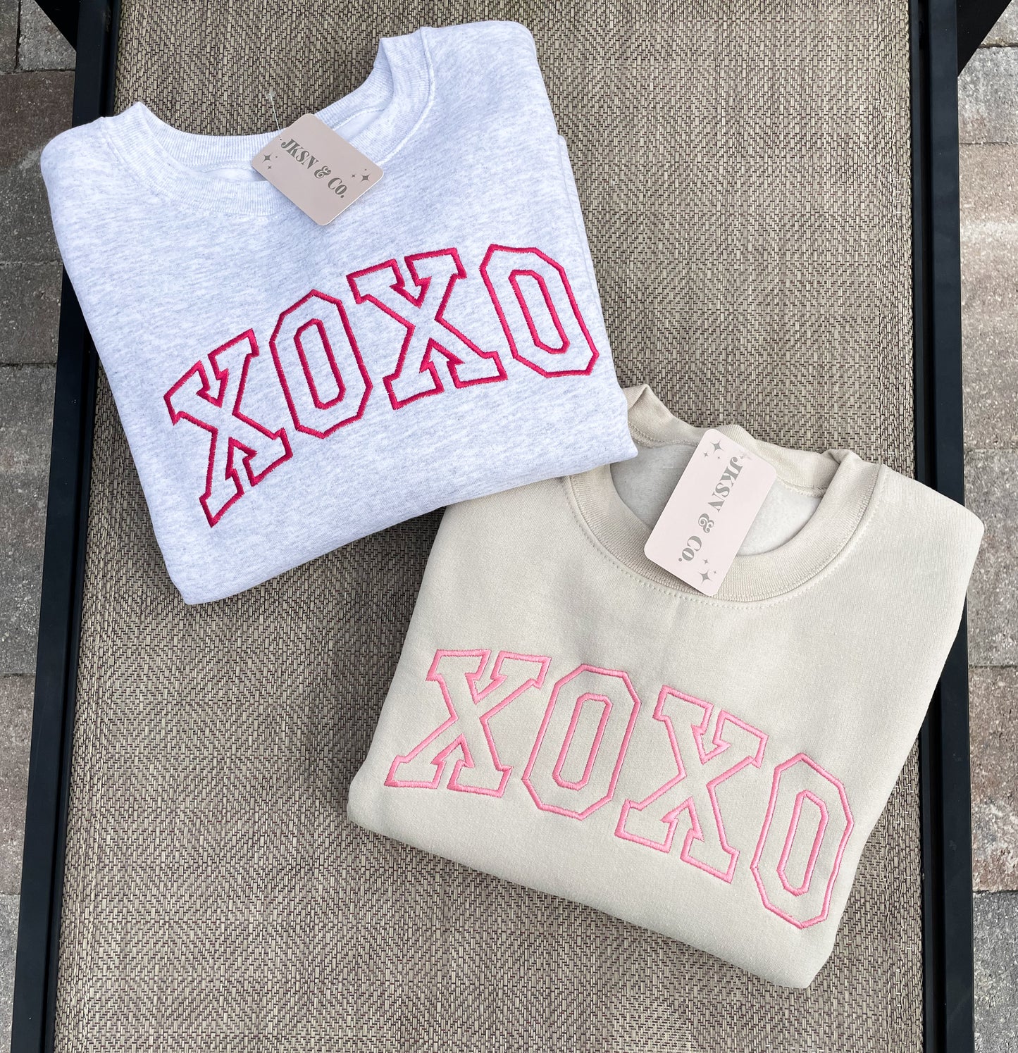 XOXO Embroidered Sweatshirt | Valentine's Day | VDay Gift