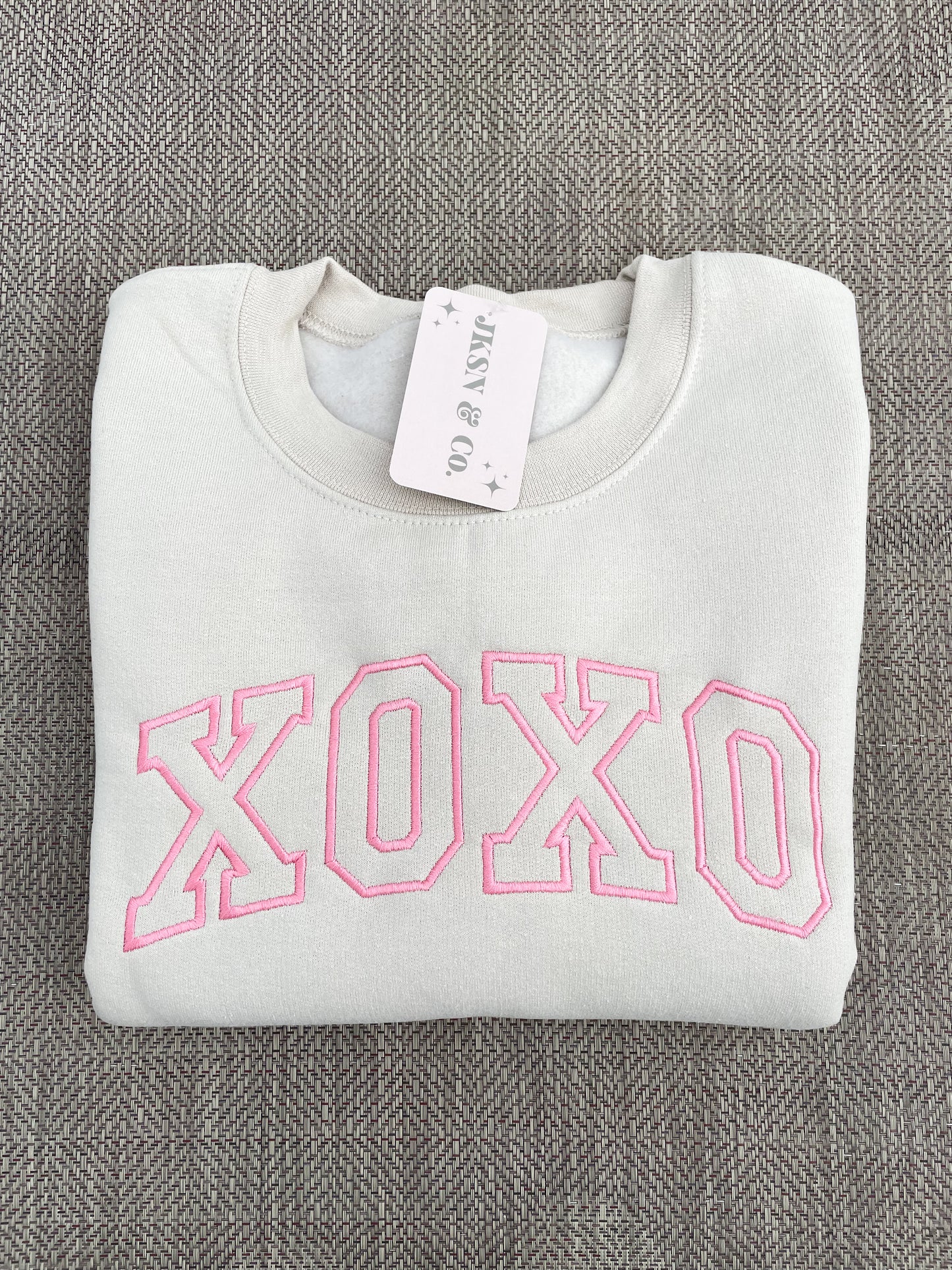 XOXO Embroidered Sweatshirt | Valentine's Day | VDay Gift