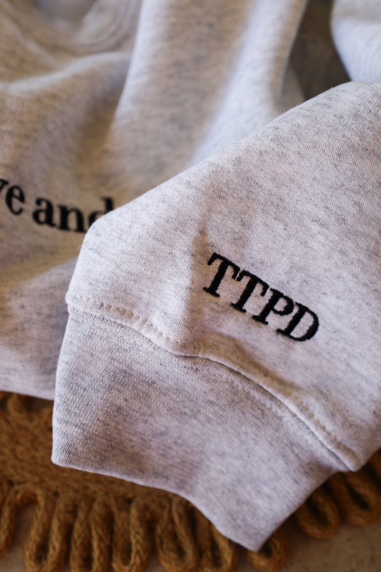 All’s Fair in Love and Poetry Embroidered Crewneck | TTPD Inspired Sweatshirt | Tourtured Poets Inspired Sweatshirt