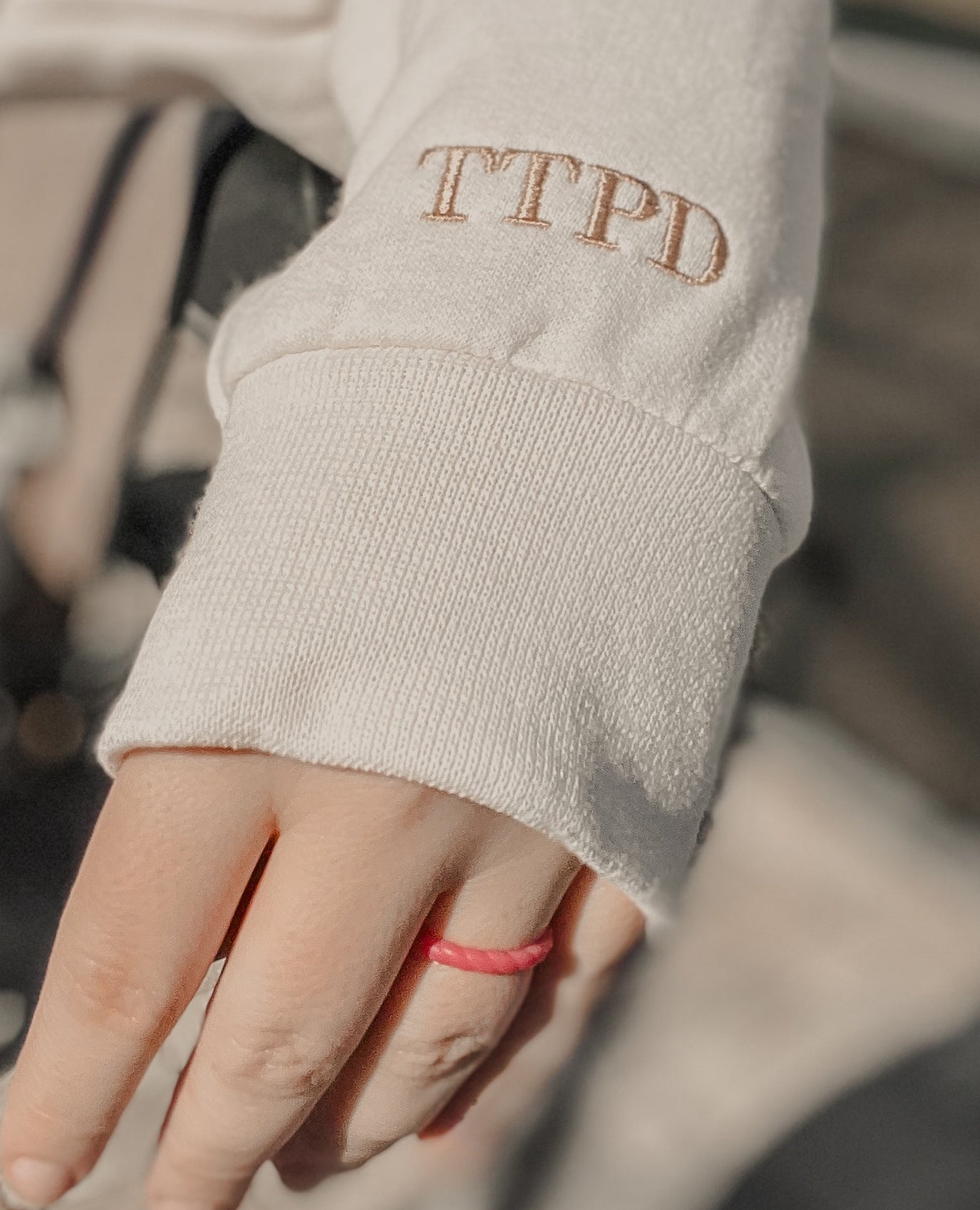 All’s Fair in Love and Poetry Embroidered Crewneck | TTPD Inspired Sweatshirt | Tourtured Poets Inspired Sweatshirt