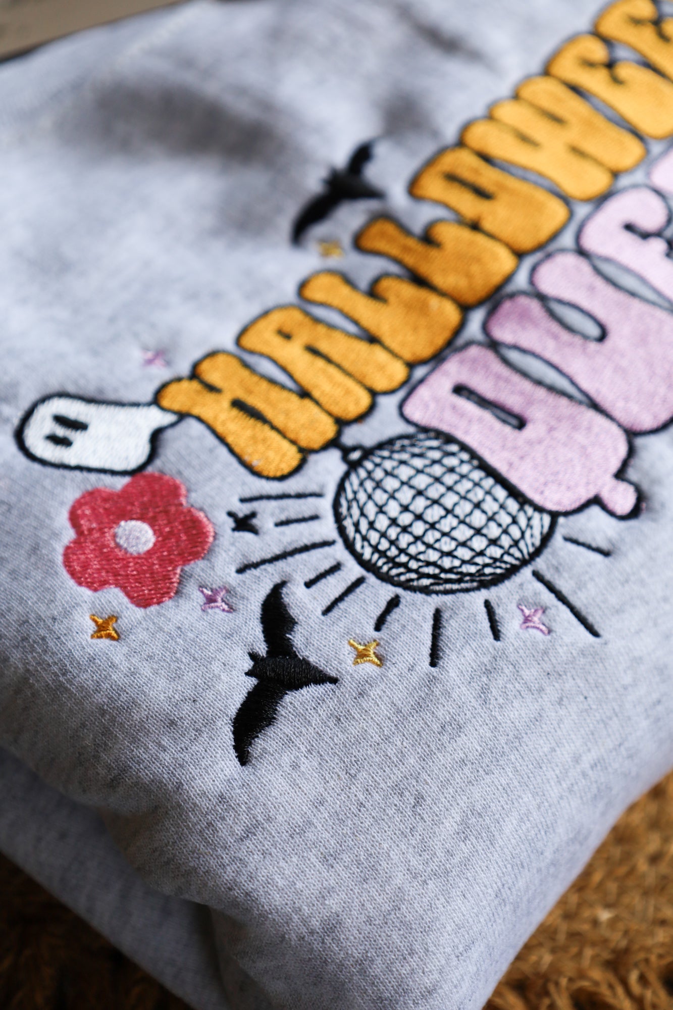 Halloween Queen Embroidered Sweatshirt — Halloween Sweatshirt