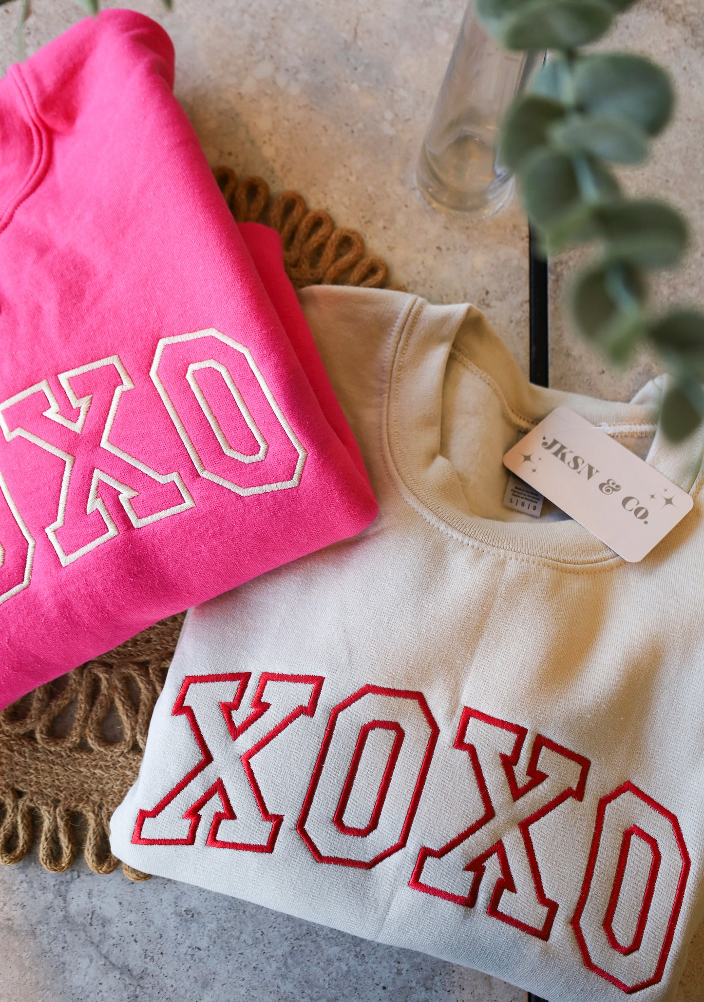 XOXO Embroidered Sweatshirt | Valentine's Day | VDay Gift