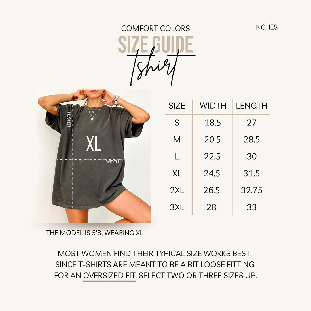 The Life of a Showgirl Embroidered Tee, And Baby, That’s Show Business For You Comfort Colors Tee