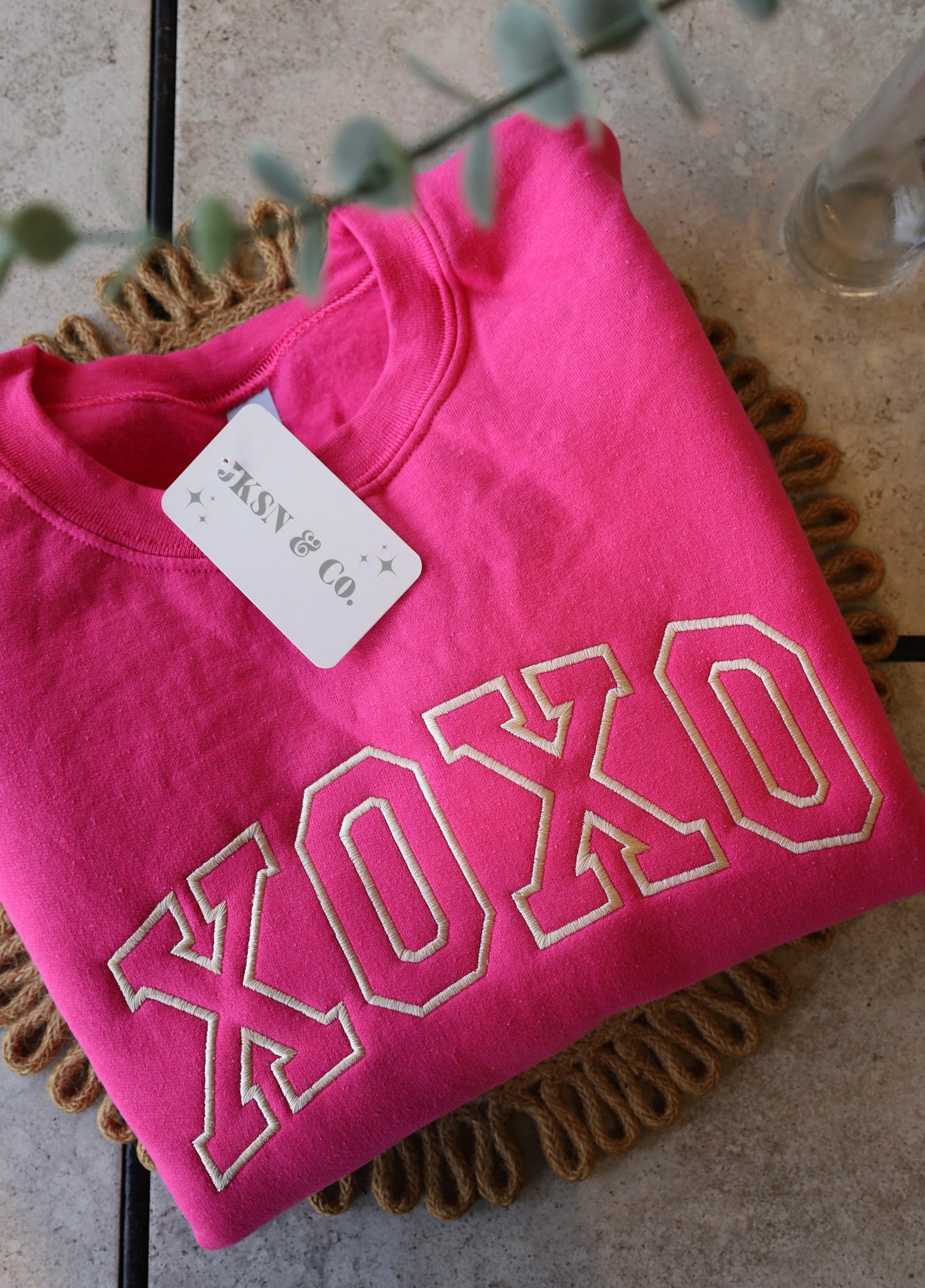 XOXO Embroidered Sweatshirt | Valentine's Day | VDay Gift