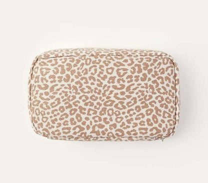 Cheetah Print Cosmetic Bag