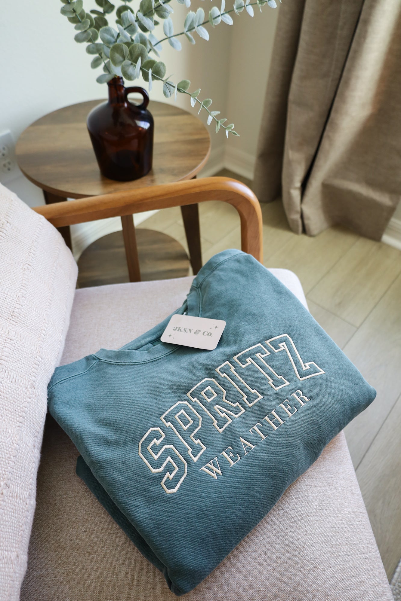 Spritz Weather Embroidered Sweatshirt
