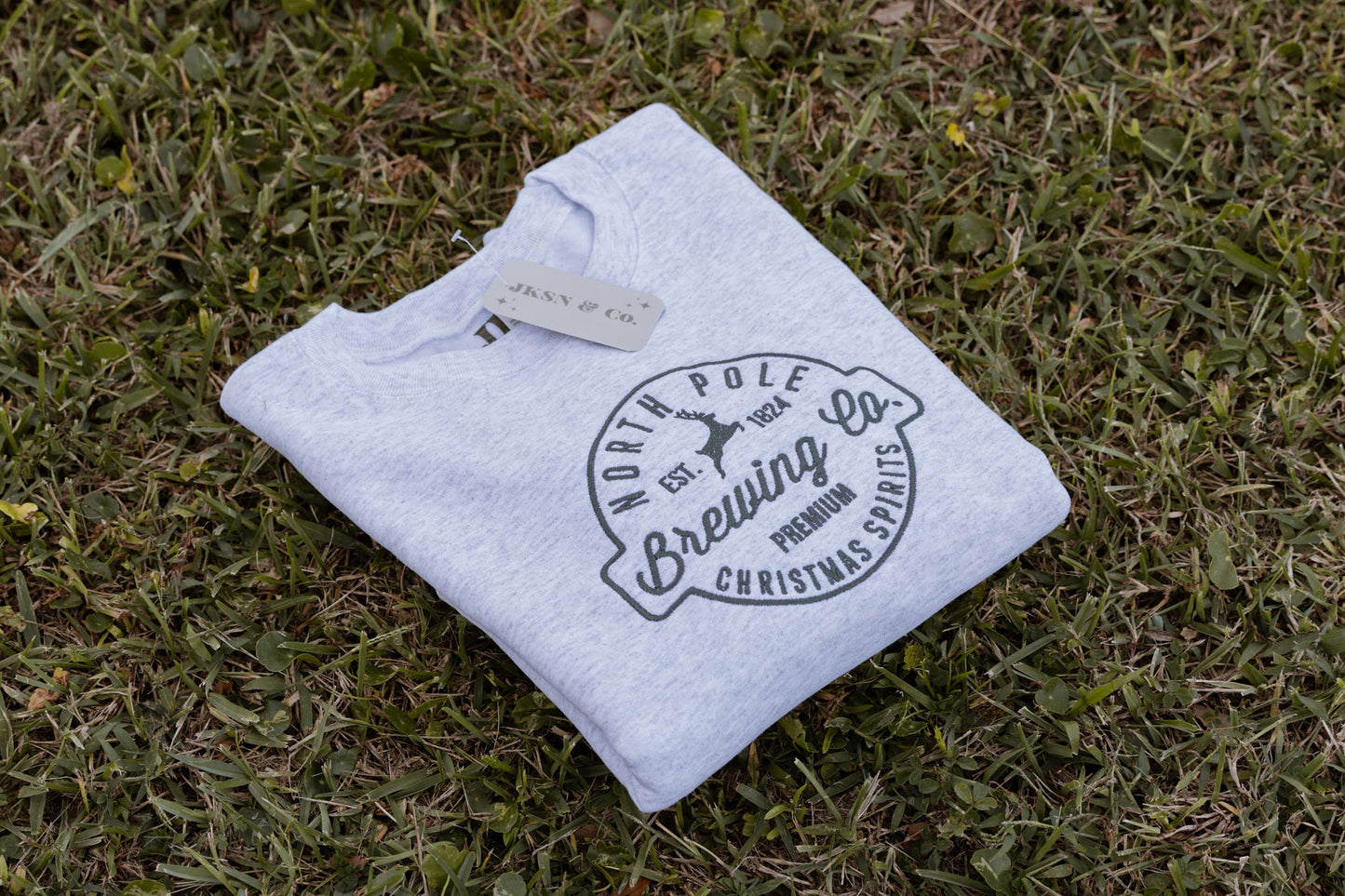 North Pole Brewing Co. Embroidered Crewneck