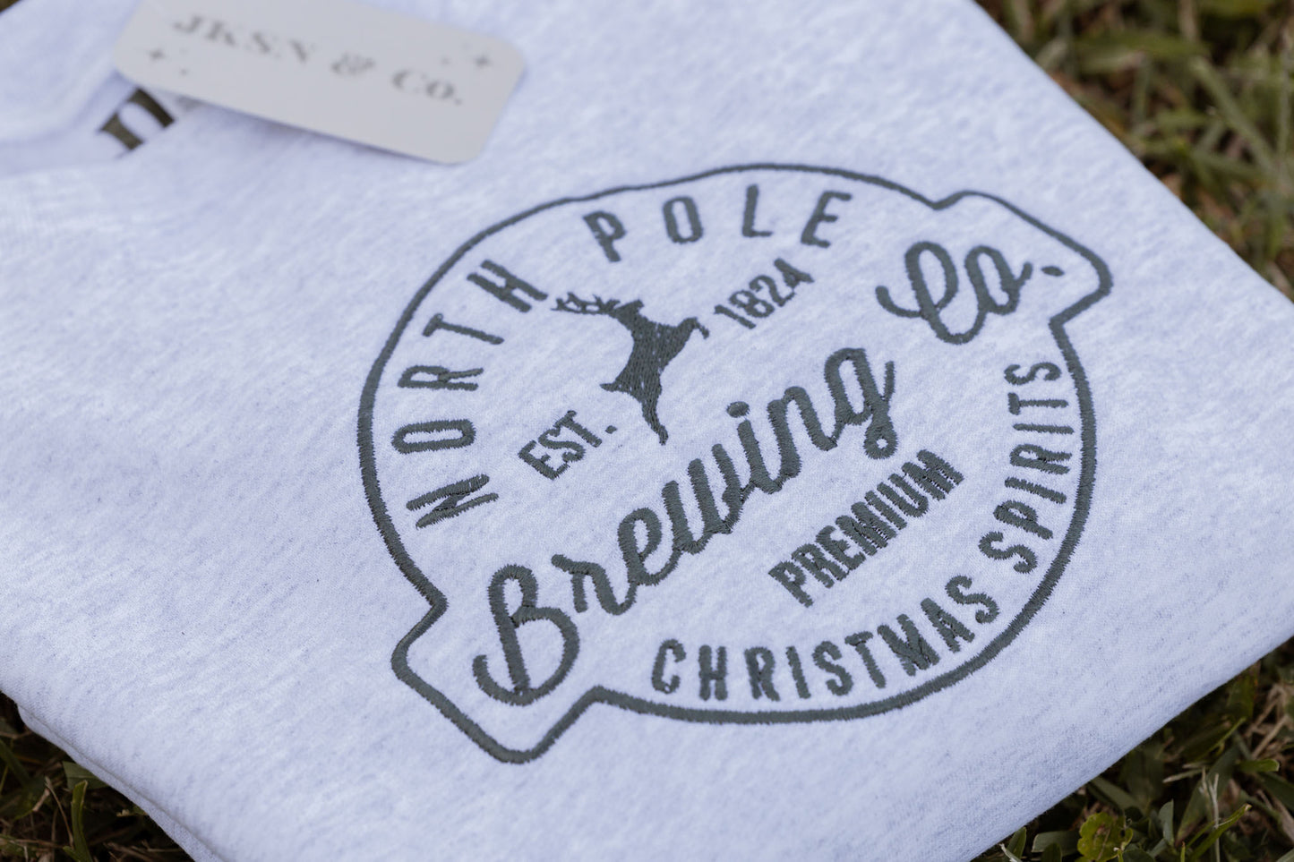 North Pole Brewing Co. Embroidered Crewneck