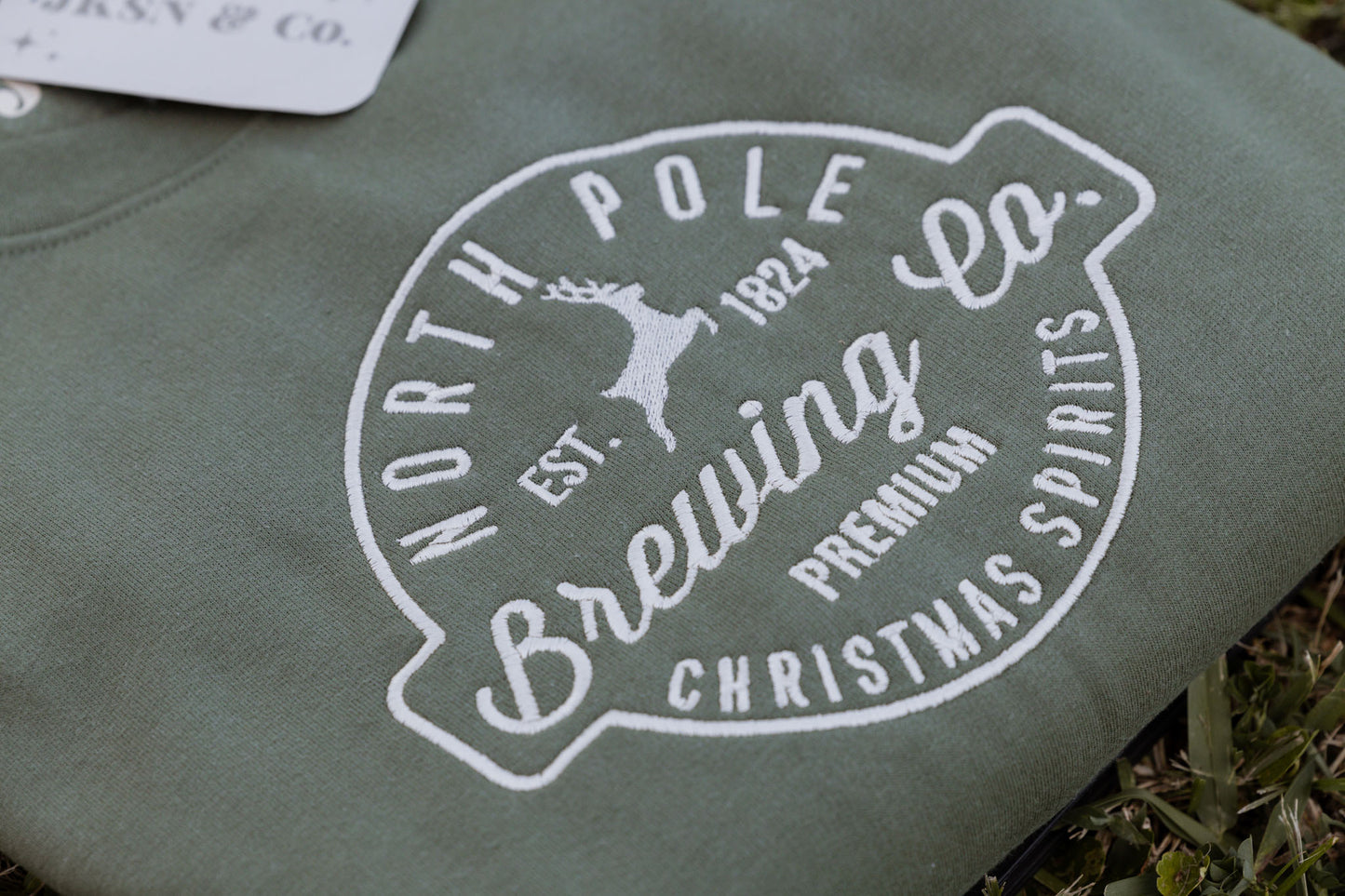 North Pole Brewing Co. Embroidered Crewneck