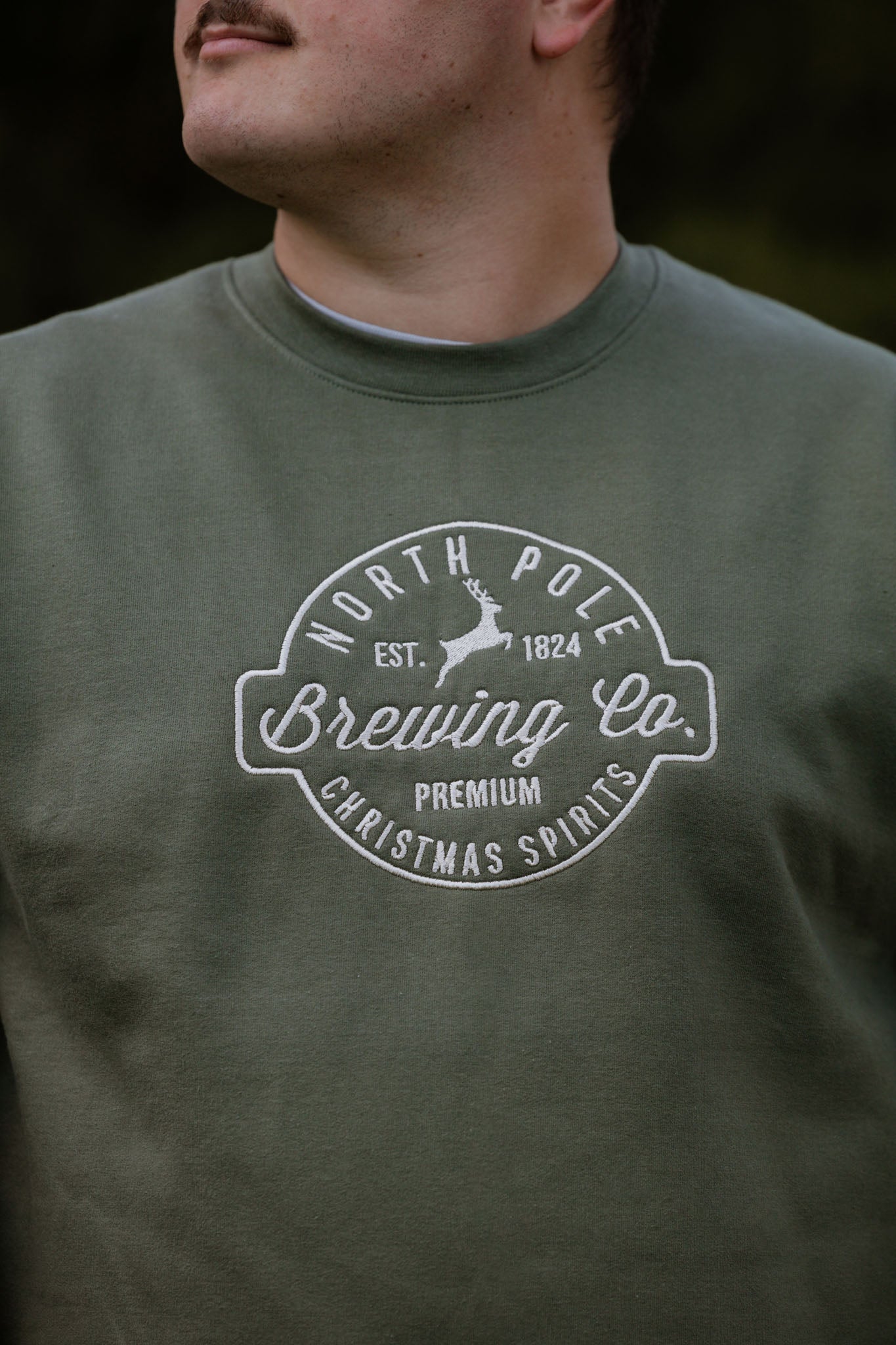 North Pole Brewing Co. Embroidered Crewneck