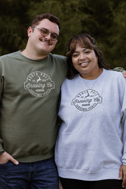 North Pole Brewing Co. Embroidered Crewneck