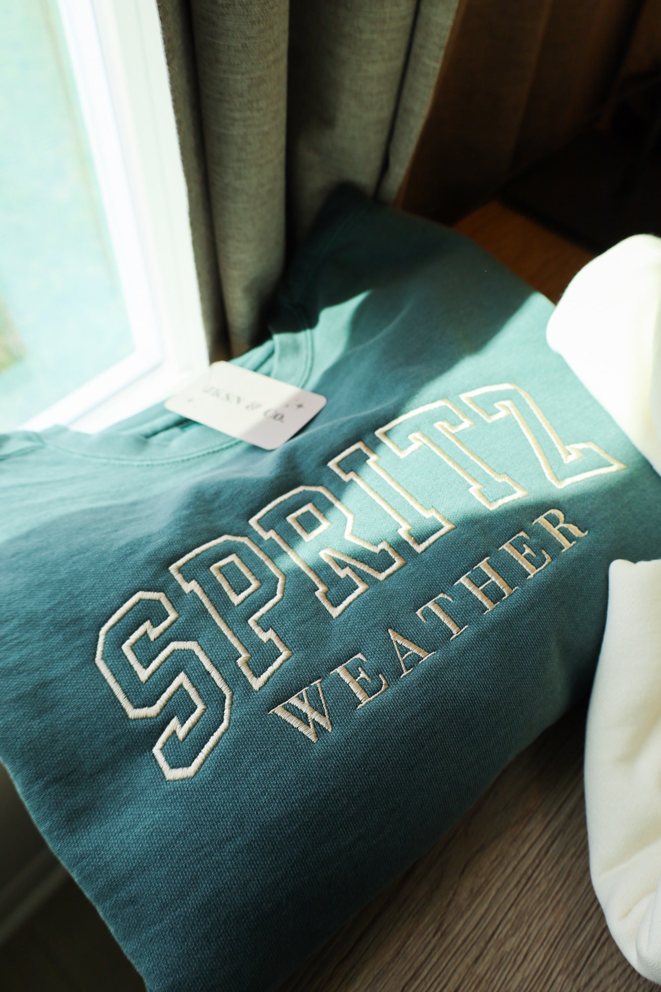 Spritz Weather Embroidered Sweatshirt