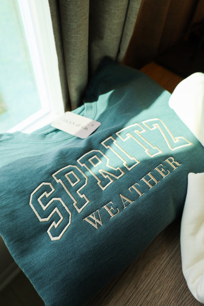 Spritz Weather Embroidered Sweatshirt