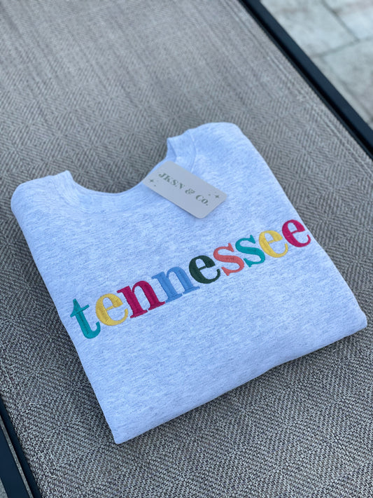 Making a STATEment Embroidered Crewneck