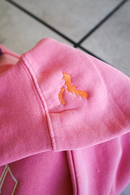 Spooky Vibes Embroidered Sweatshirt w/ Bat Sleeve, Halloween Sweatshirt