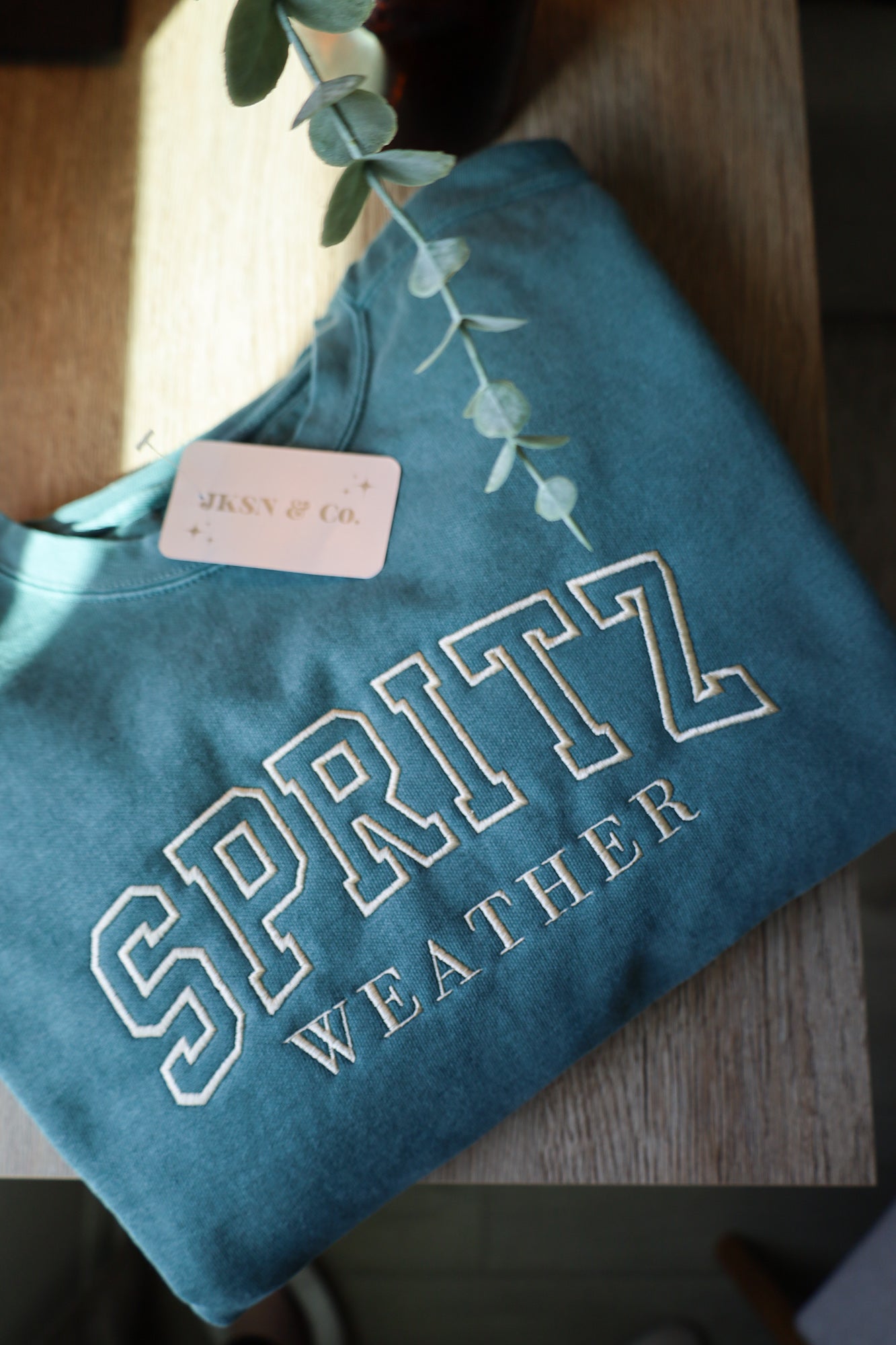 Spritz Weather Embroidered Sweatshirt