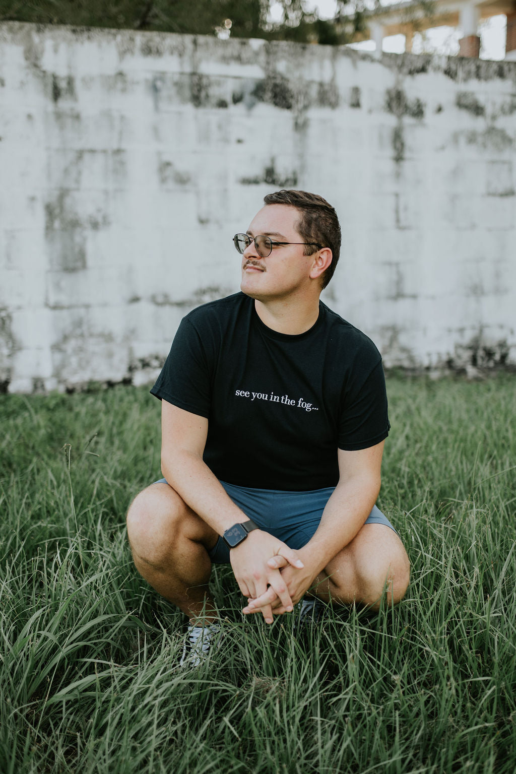 "See You in the Fog" Embroidered Tee -- Comfort Colors Tee, Short Sleeve Tee, HHN Inspired Tee, Halloween Tee