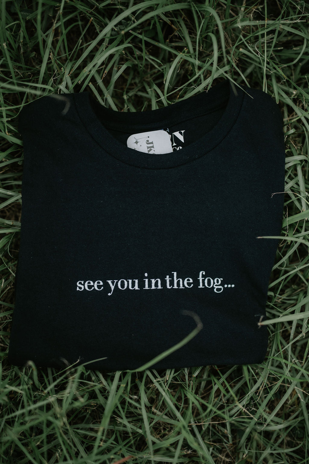 "See You in the Fog" Embroidered Tee -- Comfort Colors Tee, Short Sleeve Tee, HHN Inspired Tee, Halloween Tee