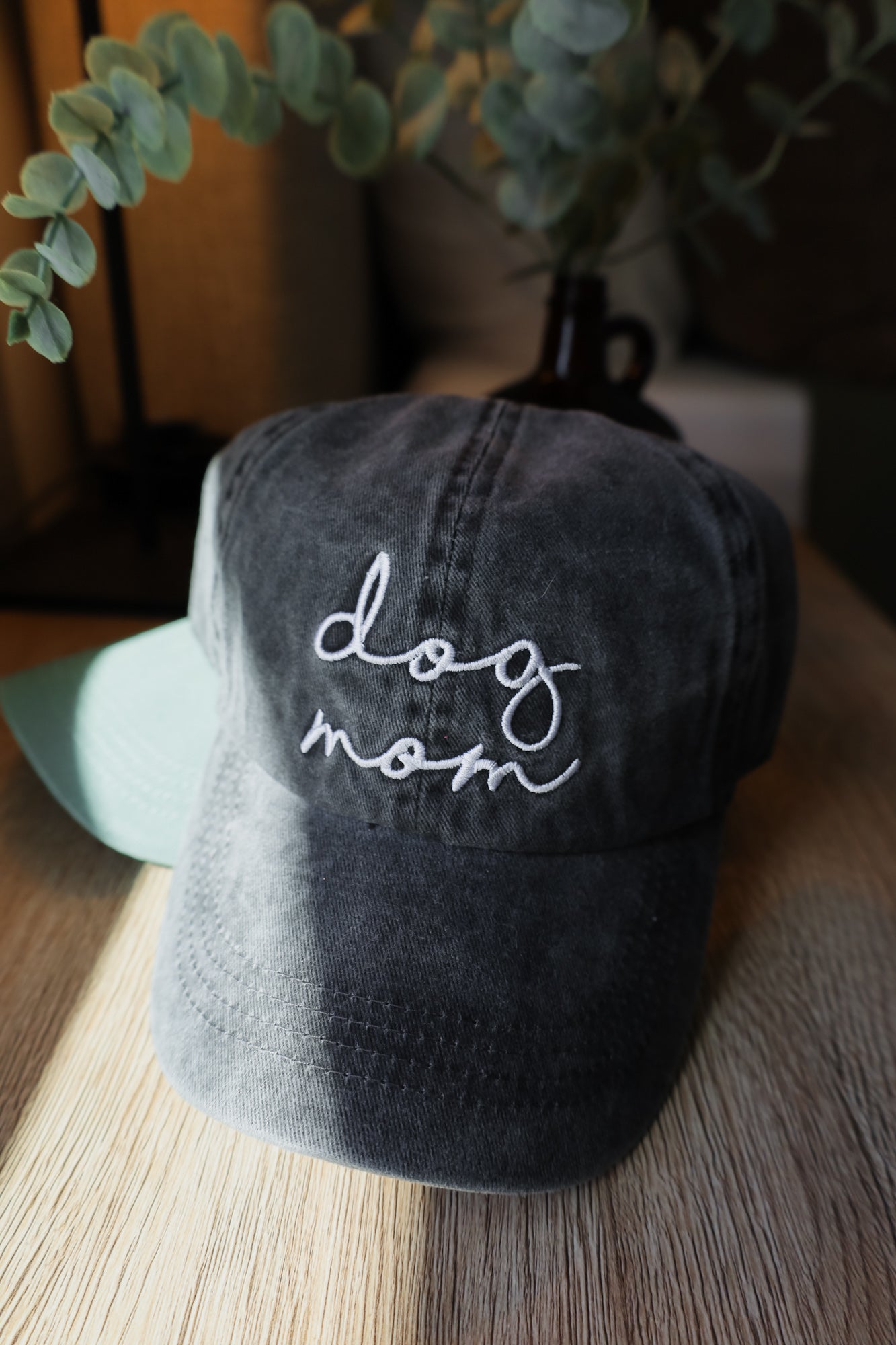 Dog Mom Embroidered Hat — Gift for Dog Mom, Dog Mom Ball Cap