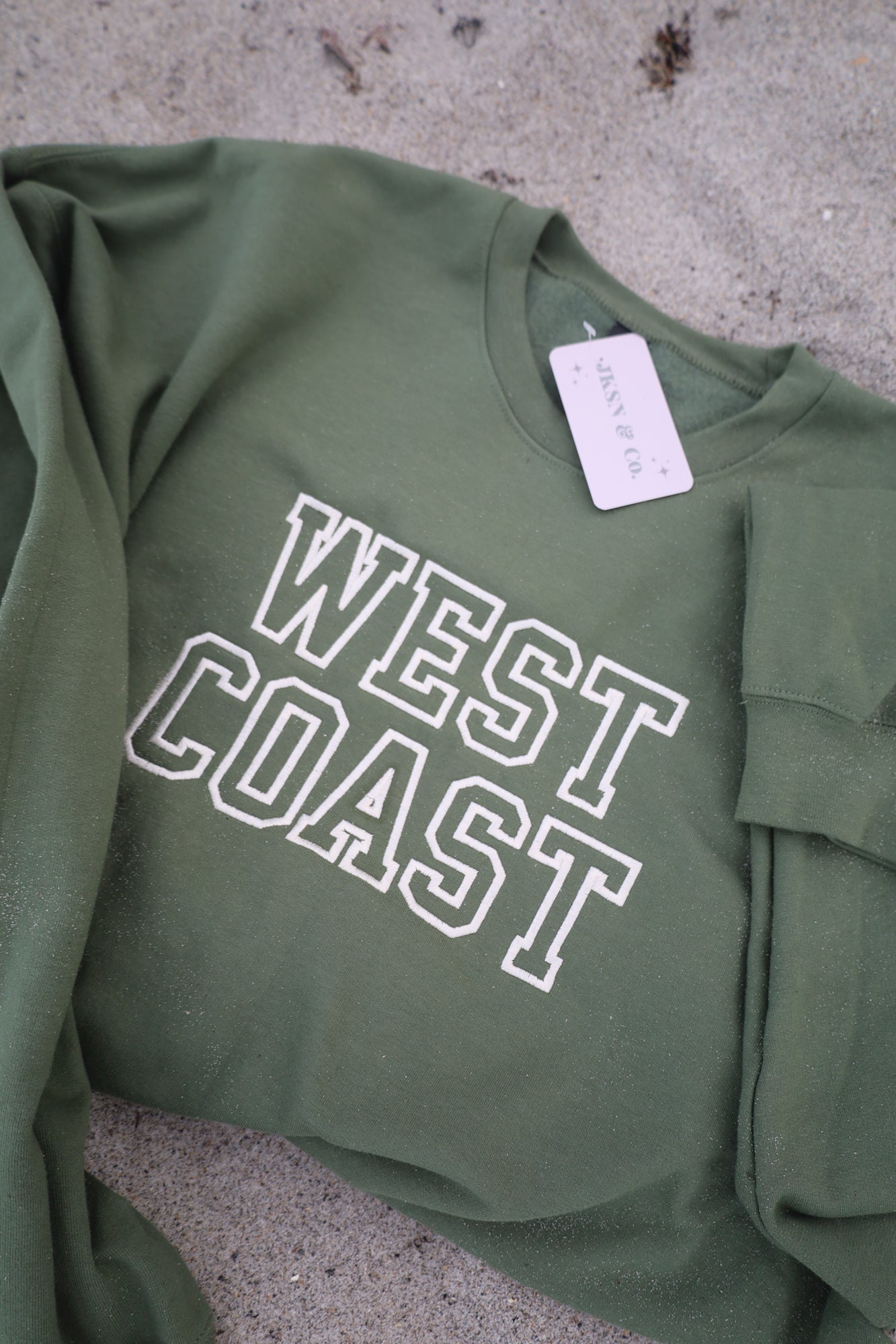 West Coast Varsity Embroidered Sweatshirt