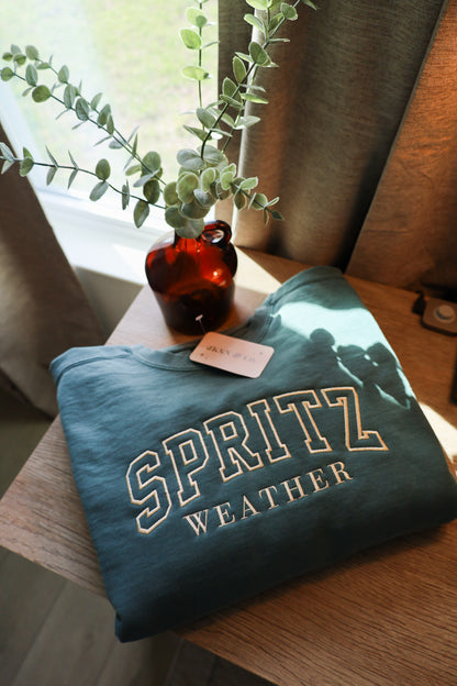 Spritz Weather Embroidered Sweatshirt