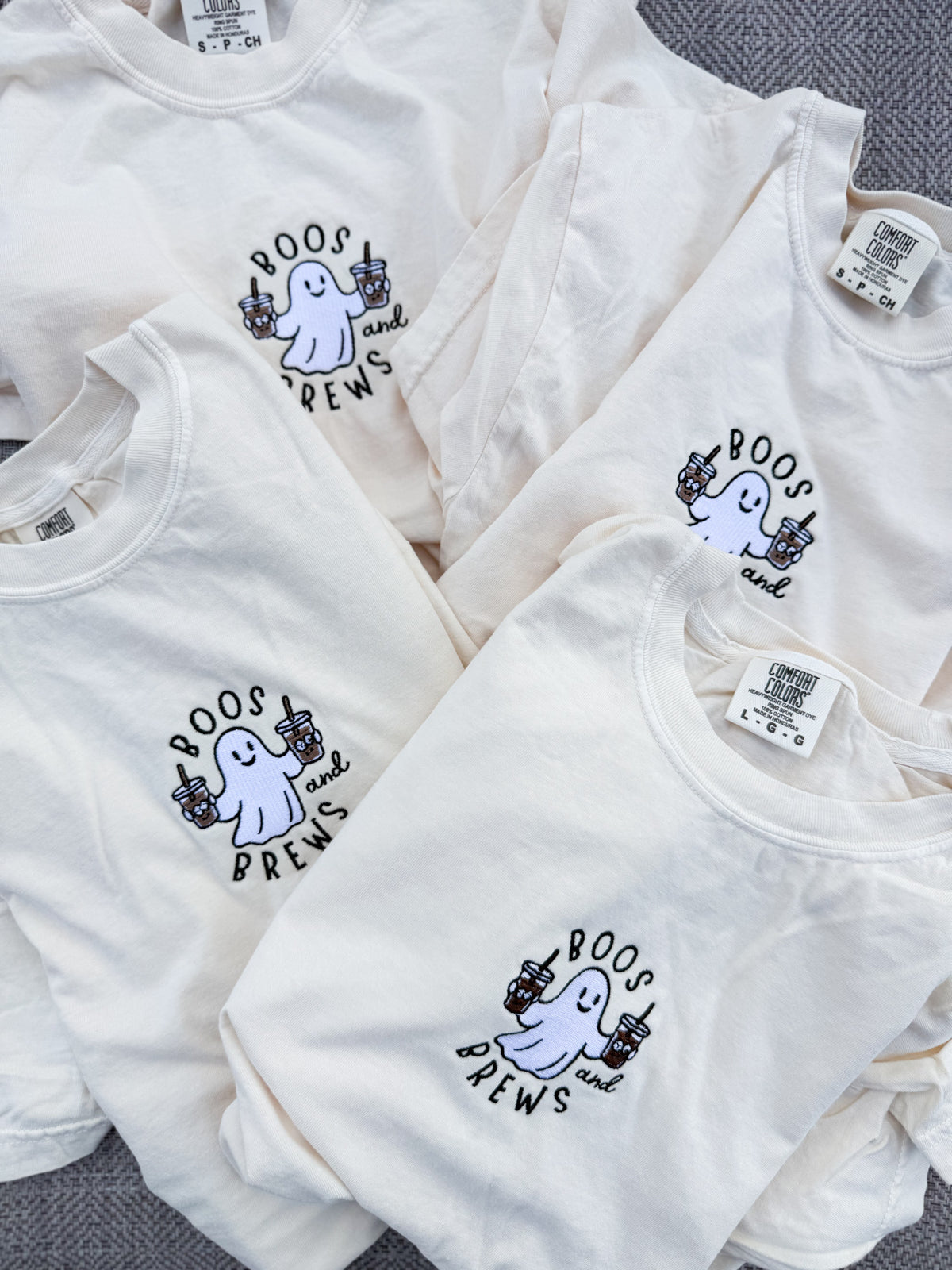 Boos + Brews Embroidered Tee