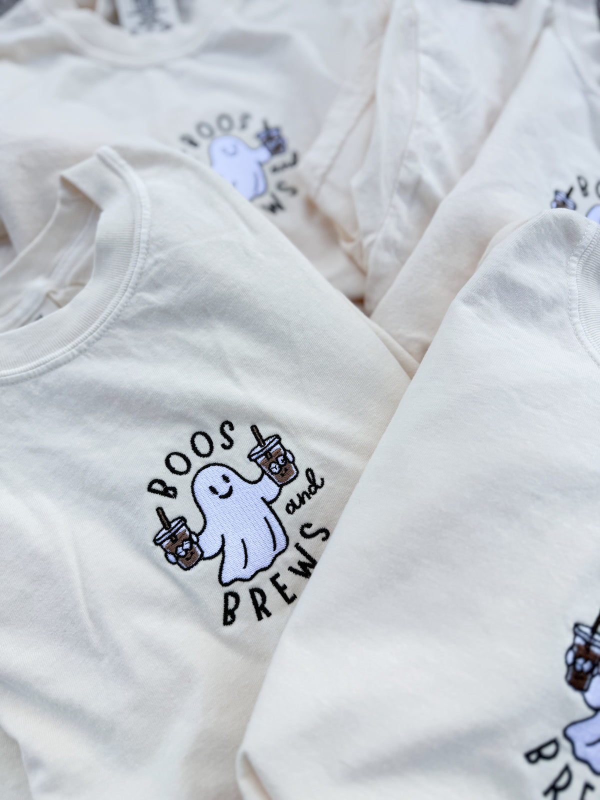 Boos + Brews Embroidered Tee