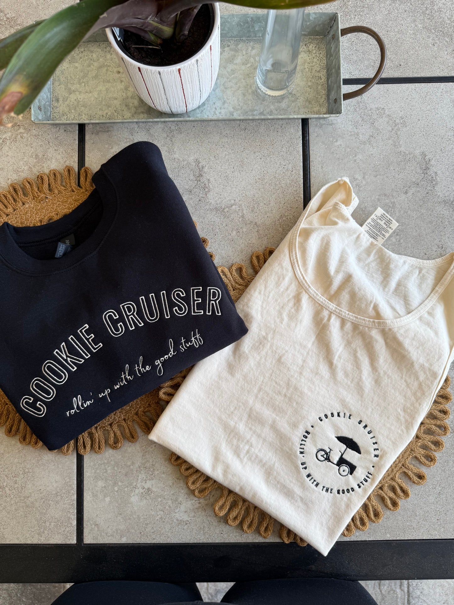 Custom Logo Embroidered Tank Tops -- Comfort Colors