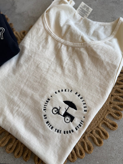 Custom Logo Embroidered Tank Tops -- Comfort Colors