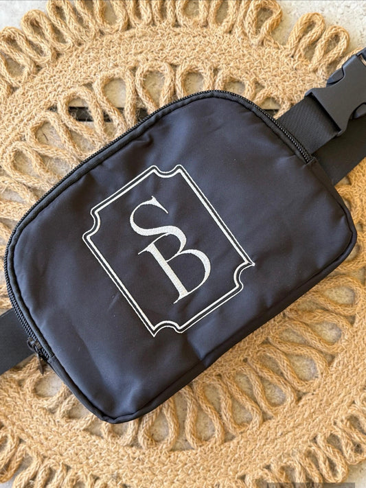 Embroidered Logo Belt Bag | Company Logo Belt Bag | Bachelorette Weekend Belt Bag | Embroidered Belt Bag | Embroidered Logo Bag | Logo