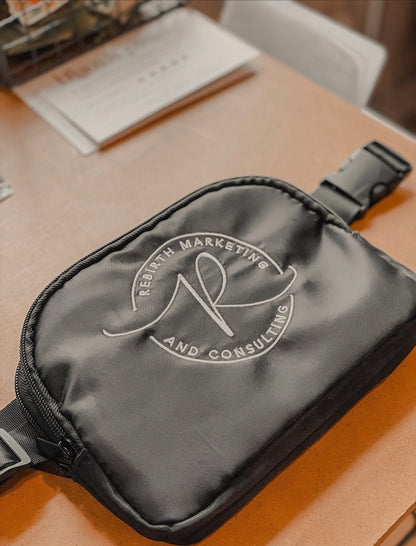 Embroidered Logo Belt Bag | Company Logo Belt Bag | Bachelorette Weekend Belt Bag | Embroidered Belt Bag | Embroidered Logo Bag | Logo
