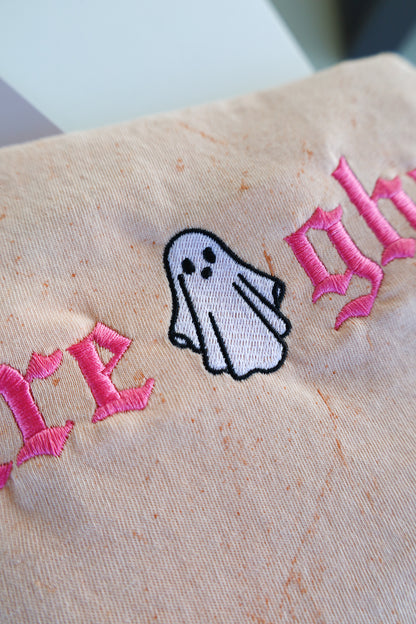 Future Ghost Embroidered Colorblast Tee - Comfort Colors