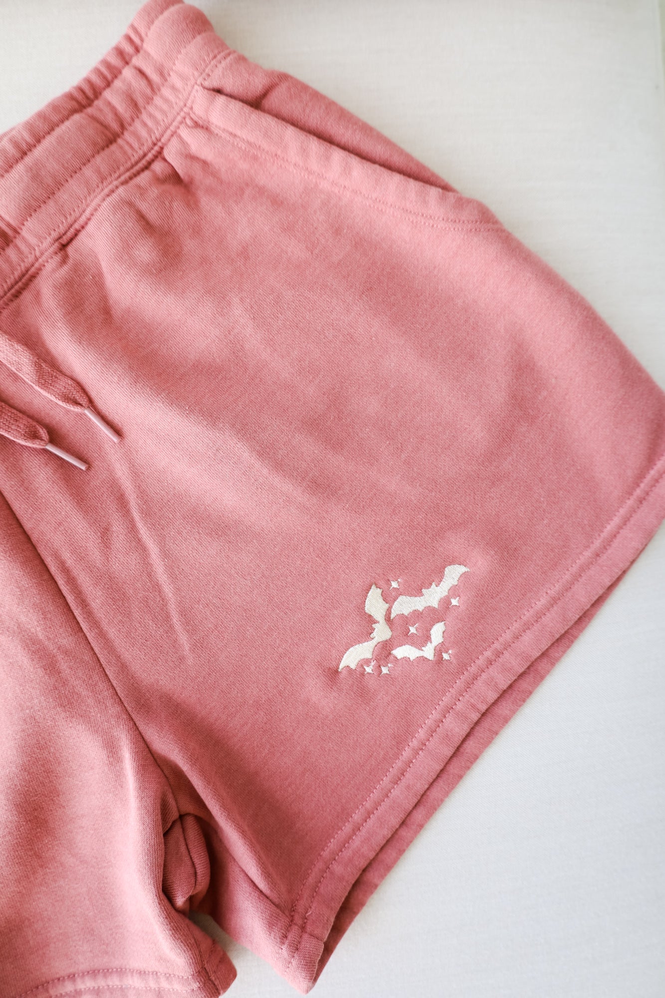 Sparkle + Bats Embroidered Shorts