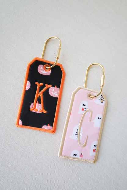 Halloween Embroidered Bag Charms