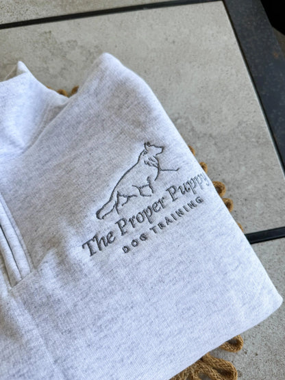 Custom LOGO Embroidered Quarter Zip