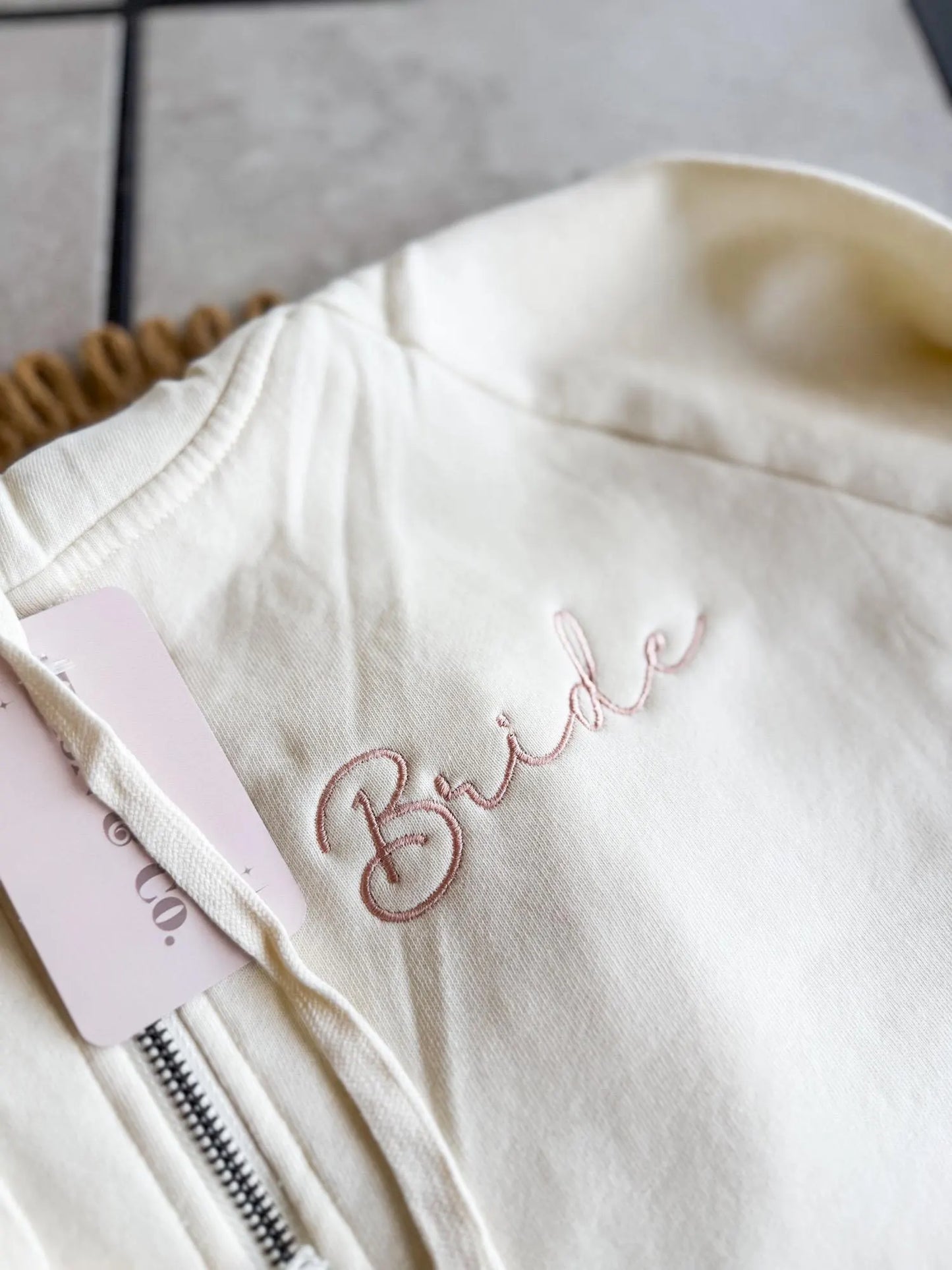 Mother of The Bride Embroidered Full Zip, Mother of The Groom Embroidered Full Zip, Wedding Day Zip Hoodie, Wedding Party, Bridesmaid Jacket