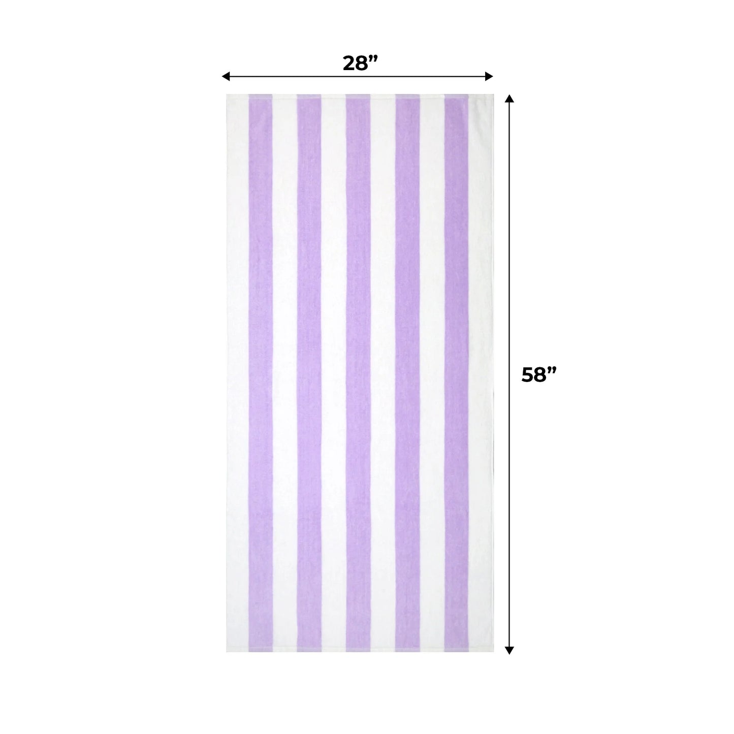 Customizable Embroidered Cabana Towel -- Summer Towel